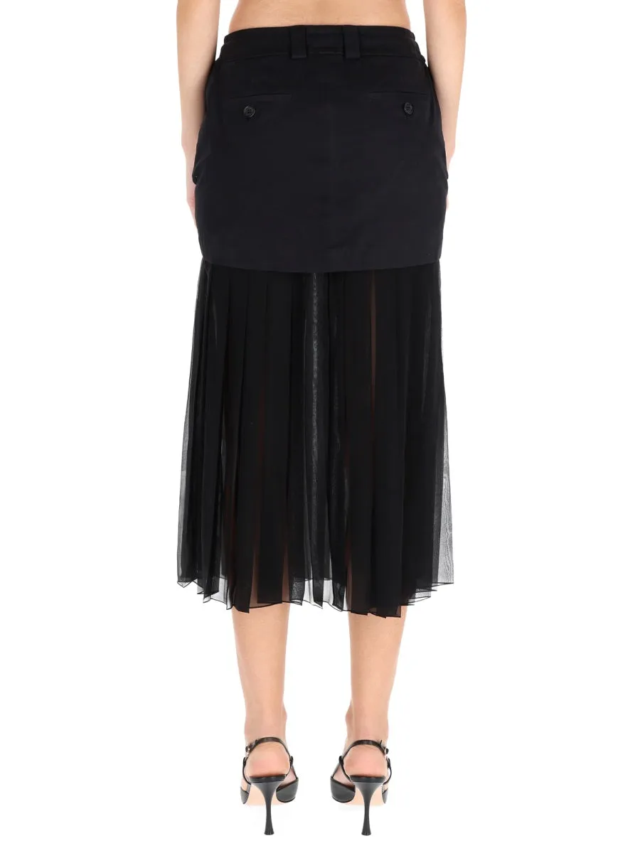 Silk Midi Skirt sold by Wanan Luxury product image thumbnail 4