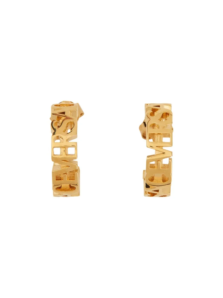 Logo Hoop Earrings sold by Wanan Luxury