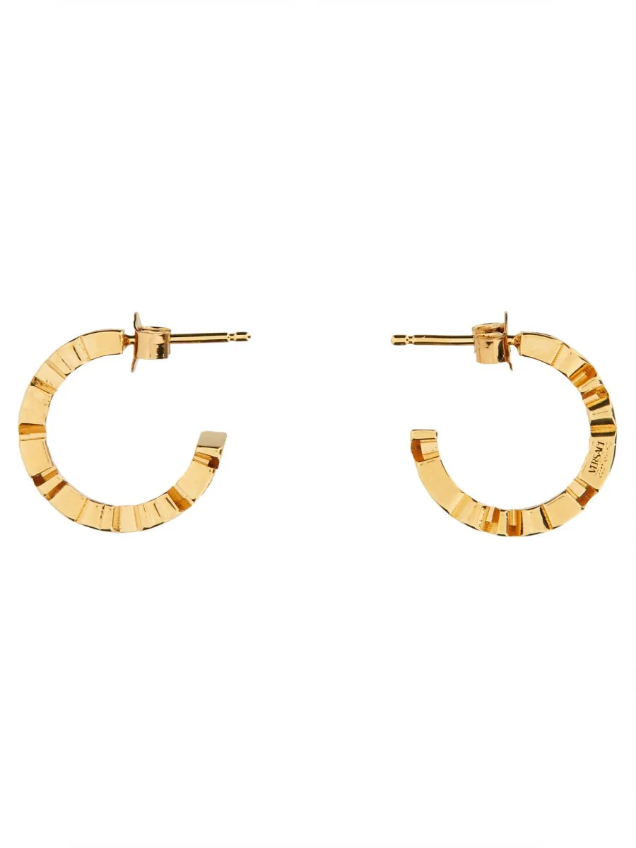 Logo Hoop Earrings sold by Wanan Luxury product image thumbnail 2