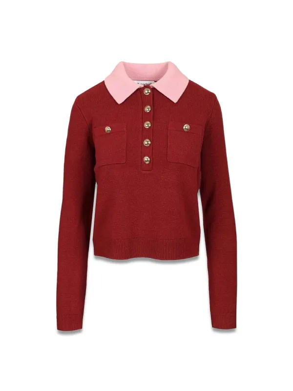 Polo Cardigan made by Self-Portrait