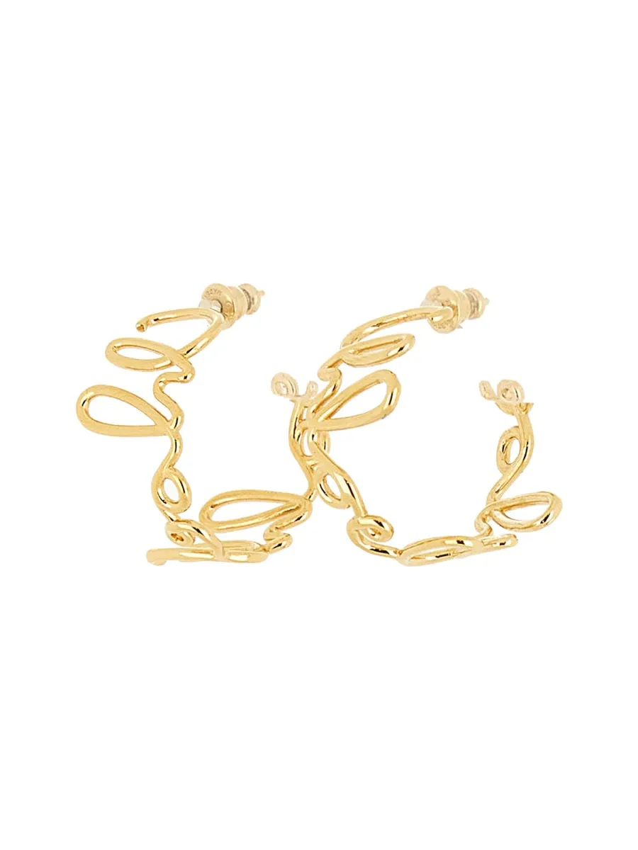 Logo Earrings sold by Wanan Luxury product image thumbnail 2