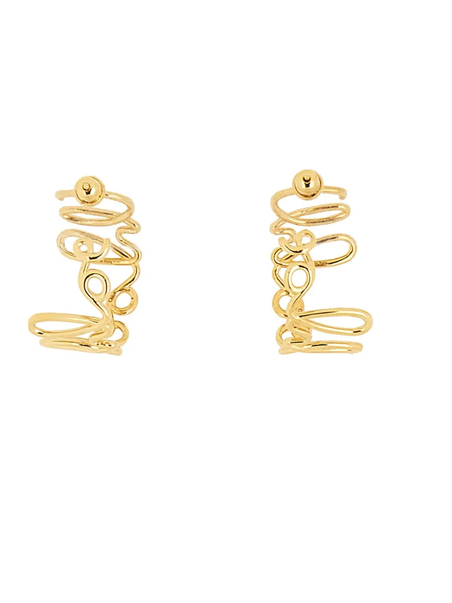 Logo Earrings sold by Wanan Luxury product image thumbnail 3