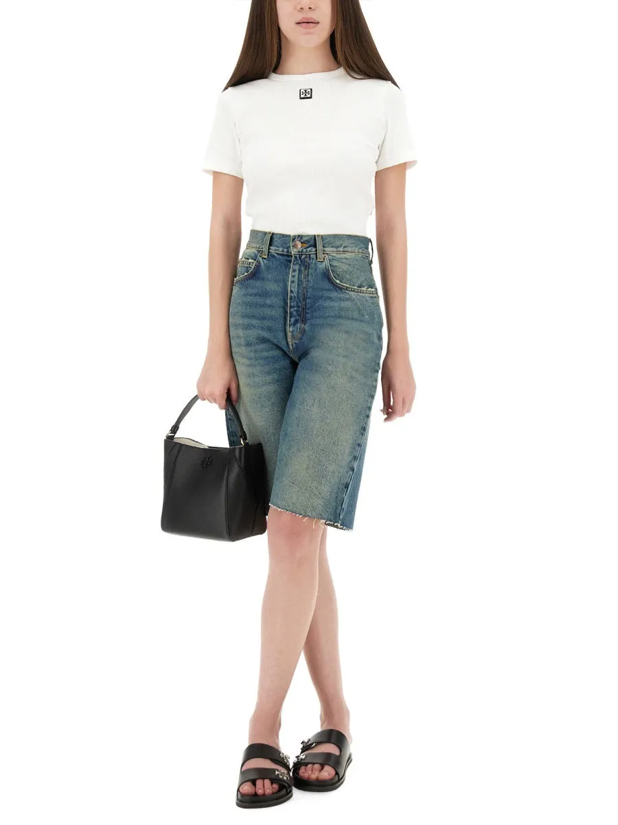 Denim Shorts sold by Wanan Luxury product image thumbnail 2