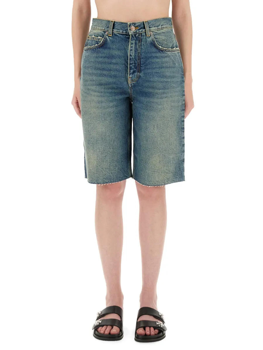 Denim Shorts sold by Wanan Luxury