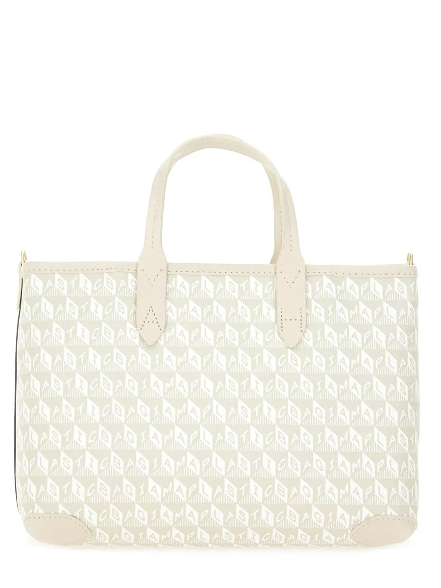 Xs Tote Bag With "I Am A Plastic Bag" Pattern sold by Wanan Luxury product image thumbnail 3