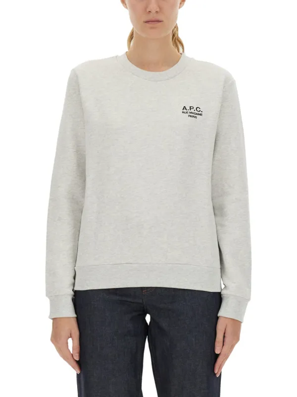 Rue Madame Sweatshirt With Logo made by A.P.C.