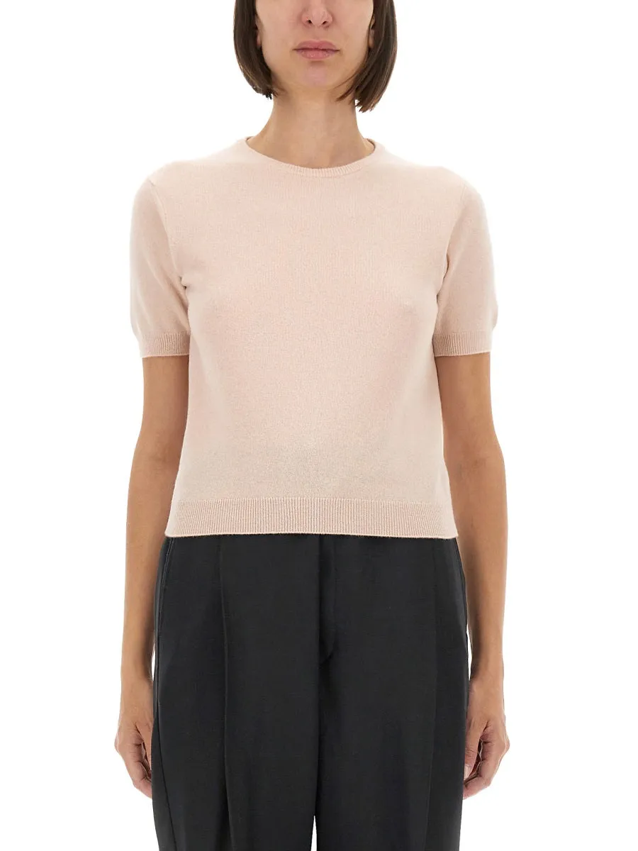 Wool Crew Neck T-Shirt sold by Wanan Luxury