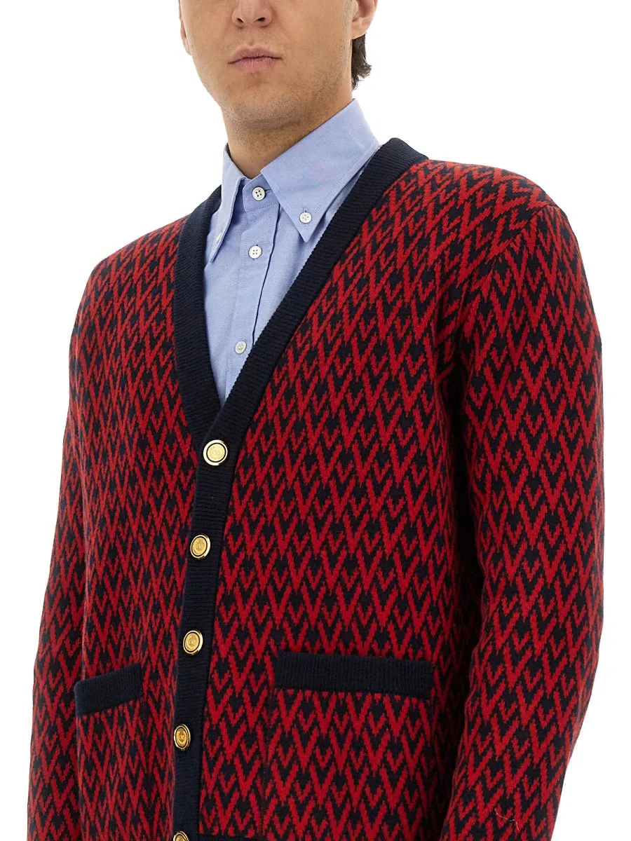 Cardigan With "Toute La V" Pattern sold by Wanan Luxury product image thumbnail 4