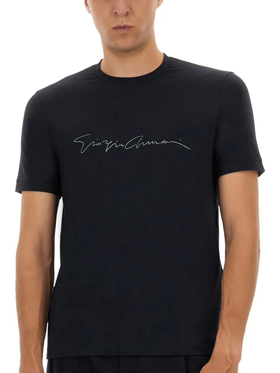 Signature Logo T-Shirt sold by Wanan Luxury product image thumbnail 4