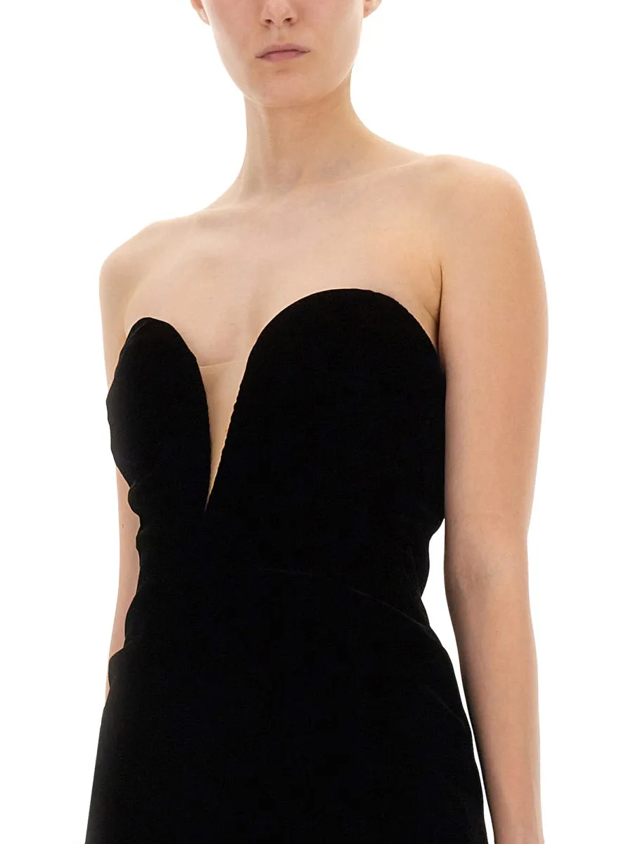 Velvet Cocktail Dress sold by Wanan Luxury product image thumbnail 2