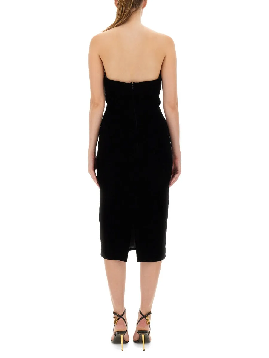 Velvet Cocktail Dress sold by Wanan Luxury product image thumbnail 3