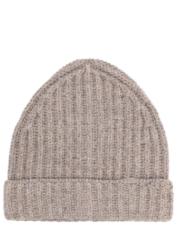 Wool And Cotton Blend Beanie sold by Wanan Luxury