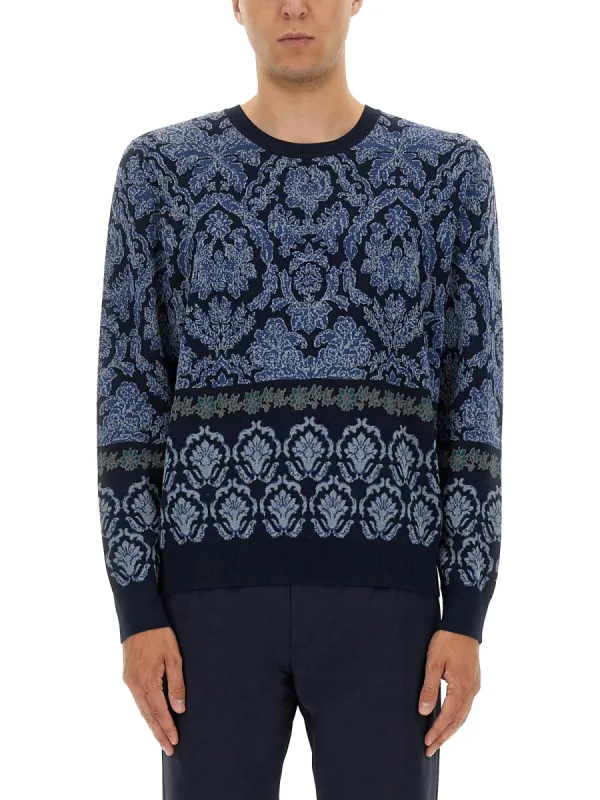 Cotton Jacquard Knit made by Etro