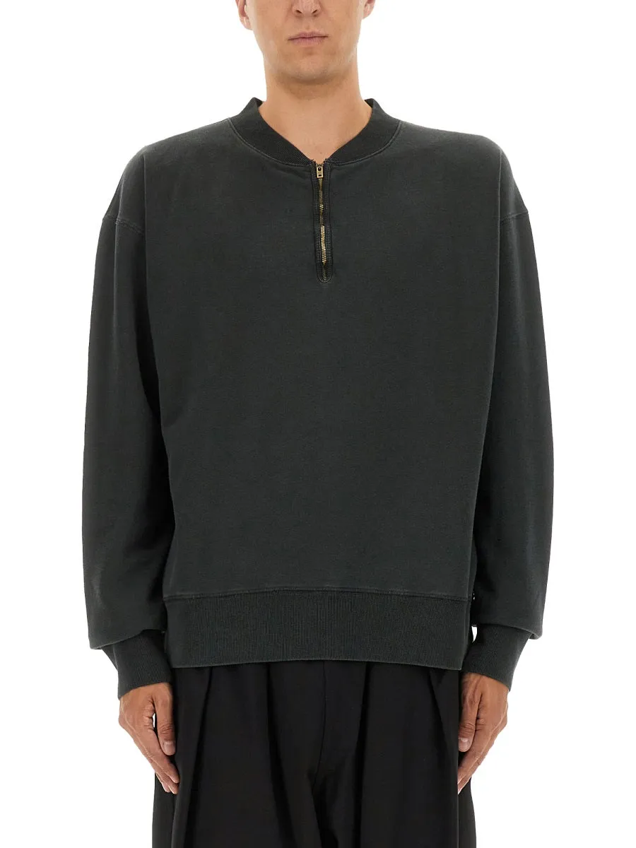 Three-Quarter Zipper Sweatshirt sold by Wanan Luxury