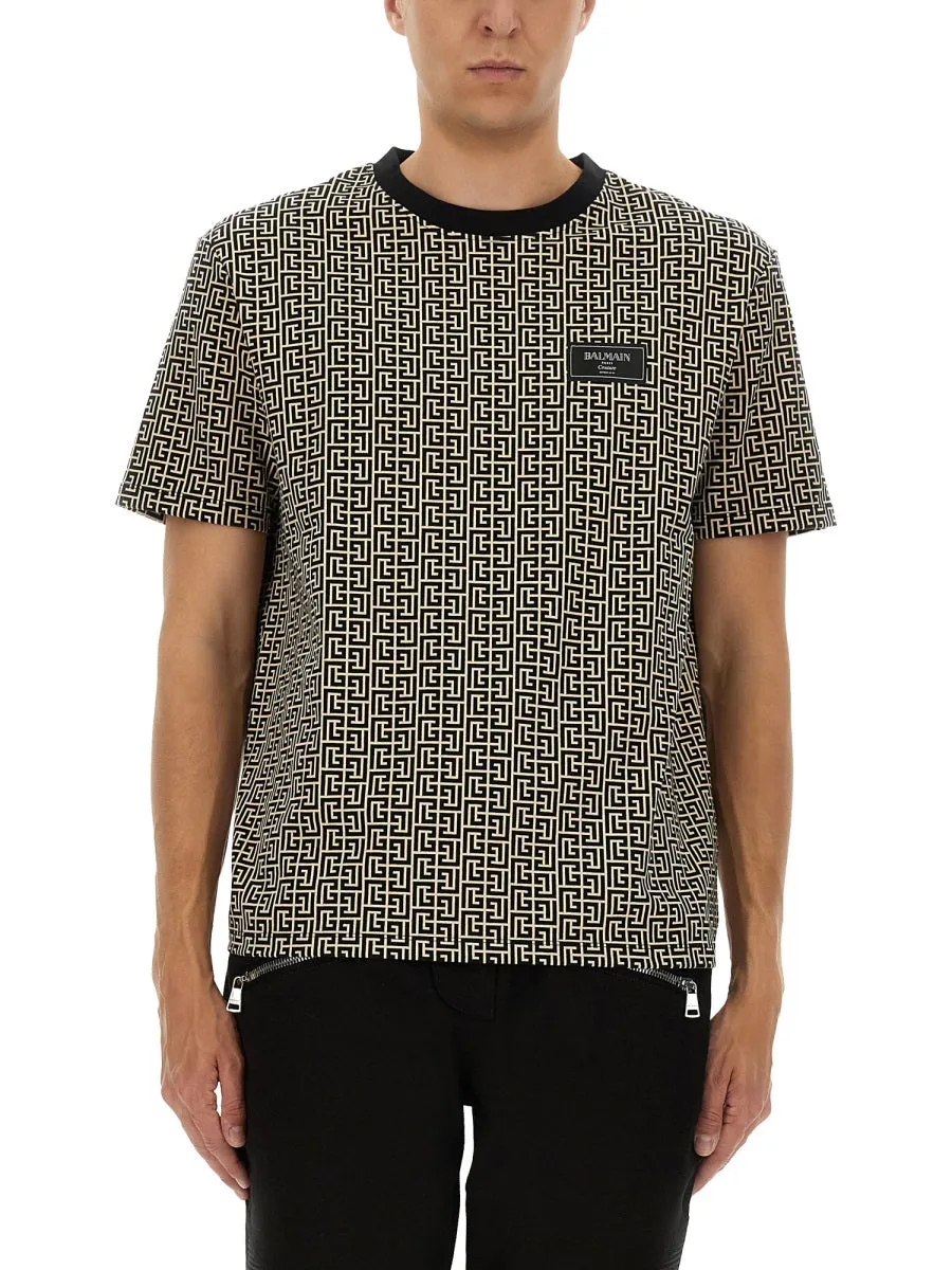 Monogrammed Jacquard T-Shirt sold by Wanan Luxury