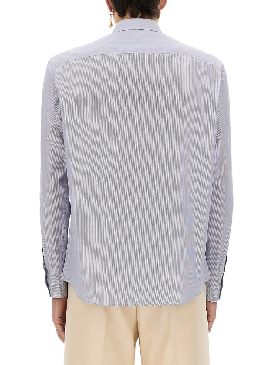 Striped Cotton Shirt sold by Wanan Luxury product image thumbnail 3