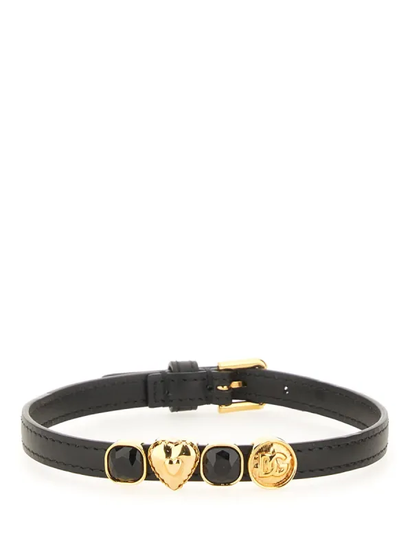 Leather Choker made by Dolce & Gabanna