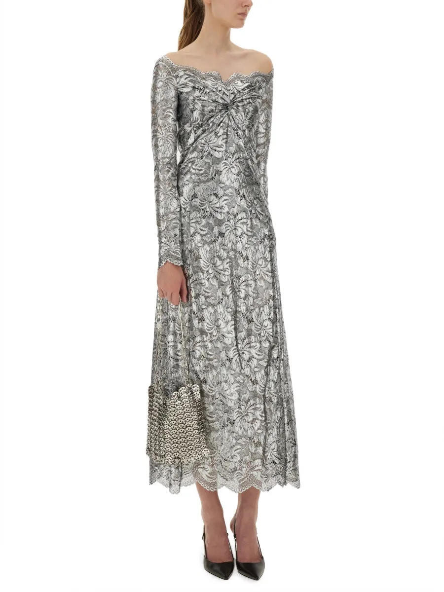 Long Lace Dress sold by Wanan Luxury product image thumbnail 2