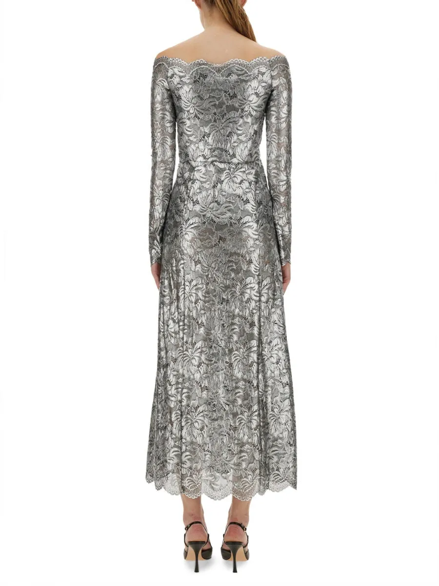 Long Lace Dress sold by Wanan Luxury product image thumbnail 4