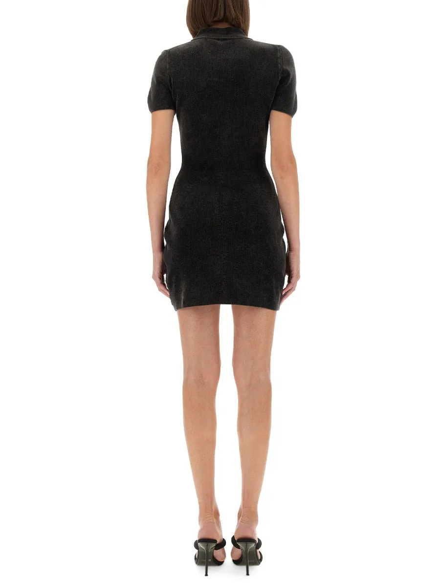 Mini Dress With Polo Collar sold by Wanan Luxury product image thumbnail 3