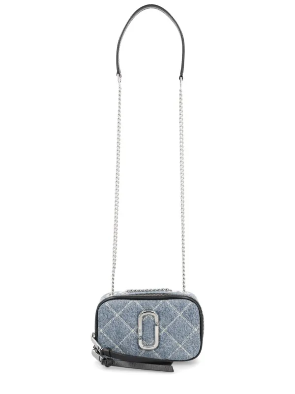 Quilted Denim "Softshot" Bag sold by Wanan Luxury