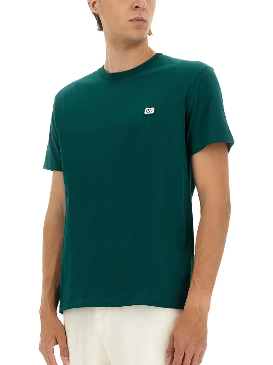 T-Shirt With Signature Vlogo sold by Wanan Luxury product image thumbnail 4