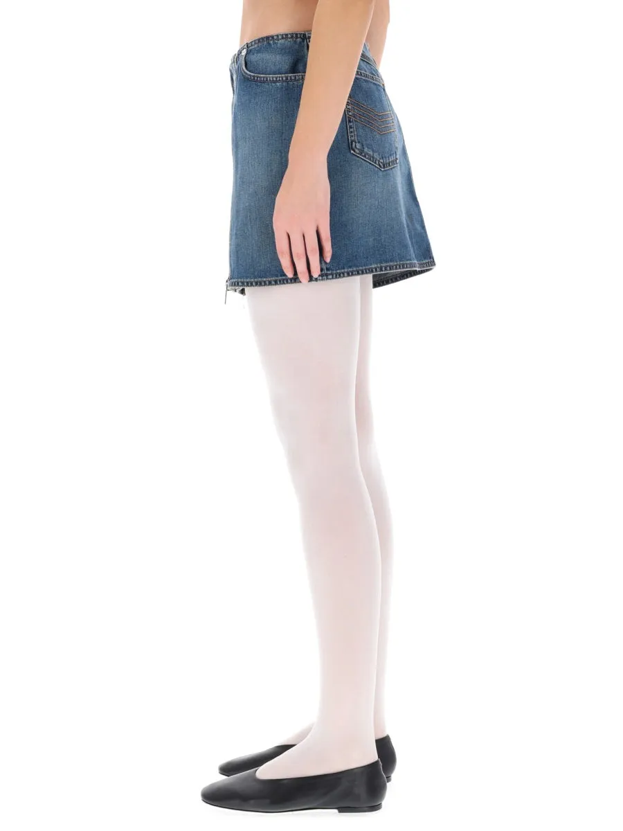 Miniskirt With Double Zipper sold by Wanan Luxury product image thumbnail 3