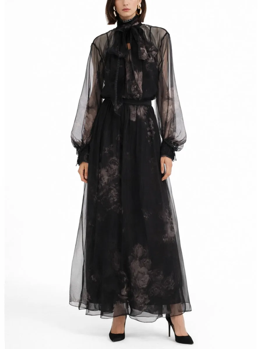 "Hypnotic" Maxi Skirt sold by Wanan Luxury product image thumbnail 2