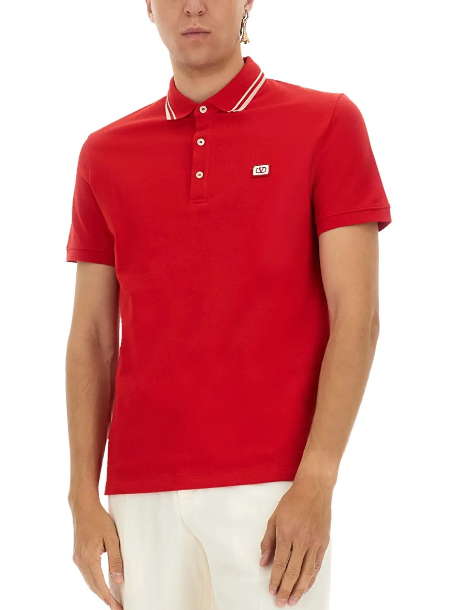Polo Shirt With Signature Vlogo sold by Wanan Luxury product image thumbnail 4