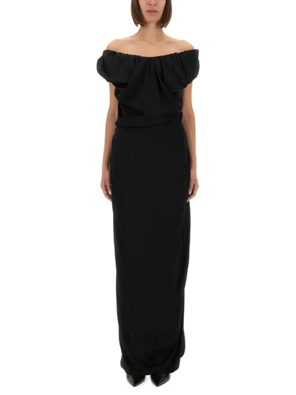 "Ginnie Amber" Long Dress sold by Wanan Luxury