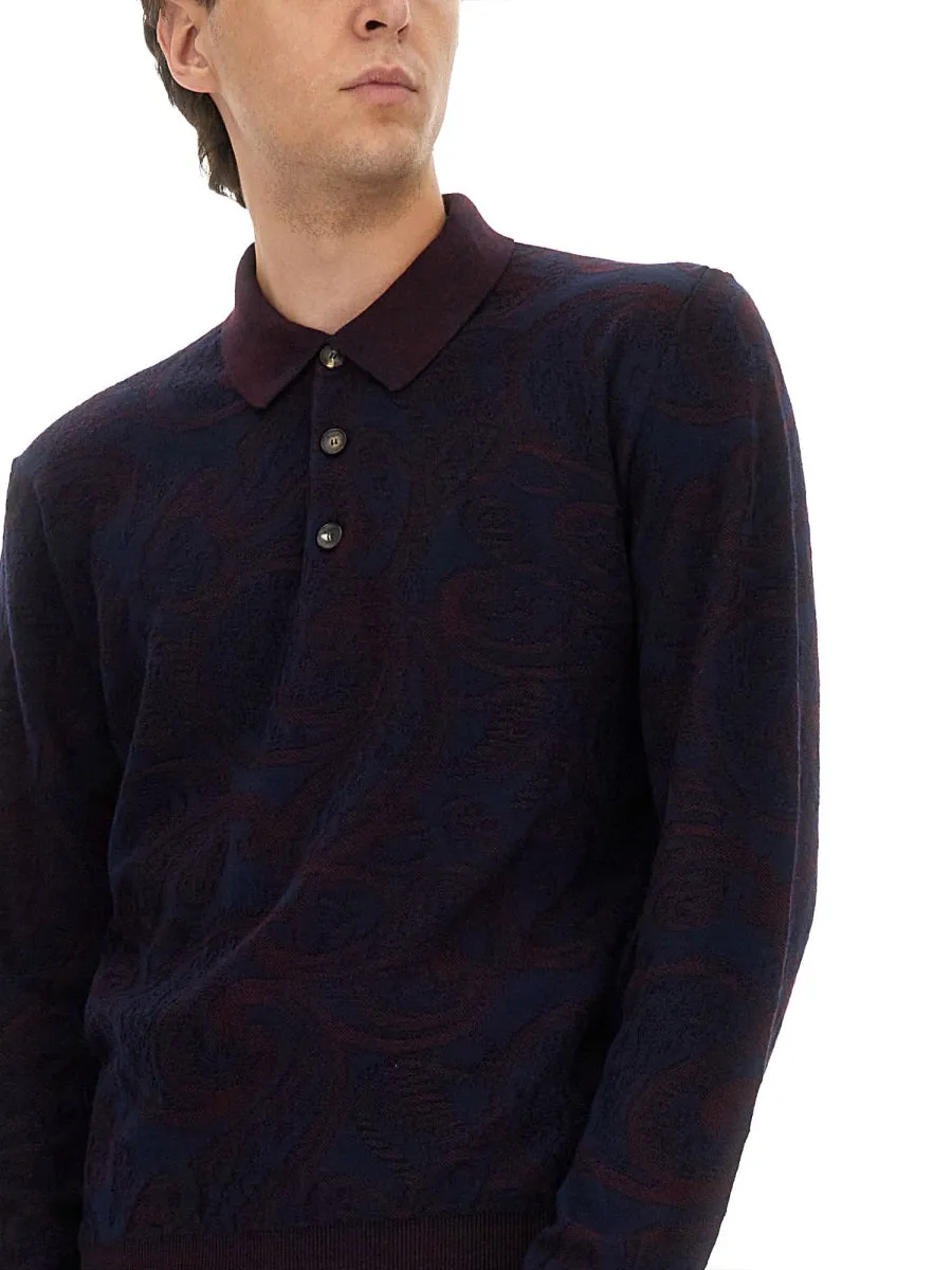 Long-Sleeved Polo Shirt sold by Wanan Luxury product image thumbnail 4