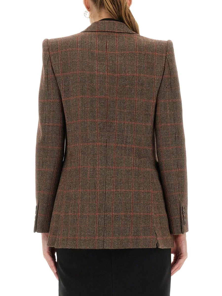 Plaid Wool Tailored Jacket sold by Wanan Luxury product image thumbnail 3