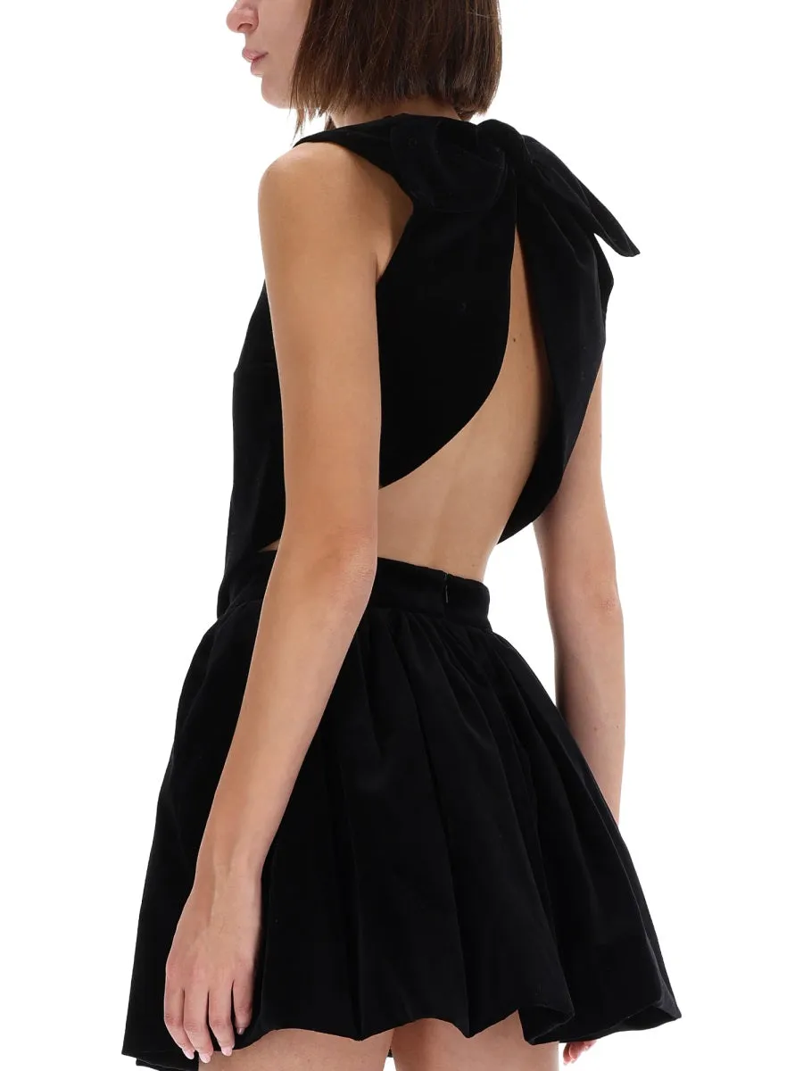 Velvet "Foulard" Top sold by Wanan Luxury product image thumbnail 4