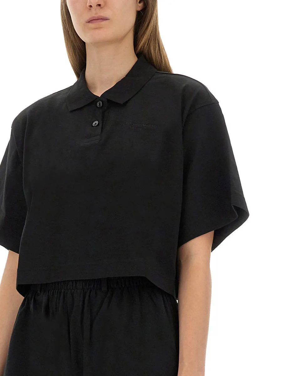 Cropped Jersey Polo Shirt sold by Wanan Luxury product image thumbnail 4
