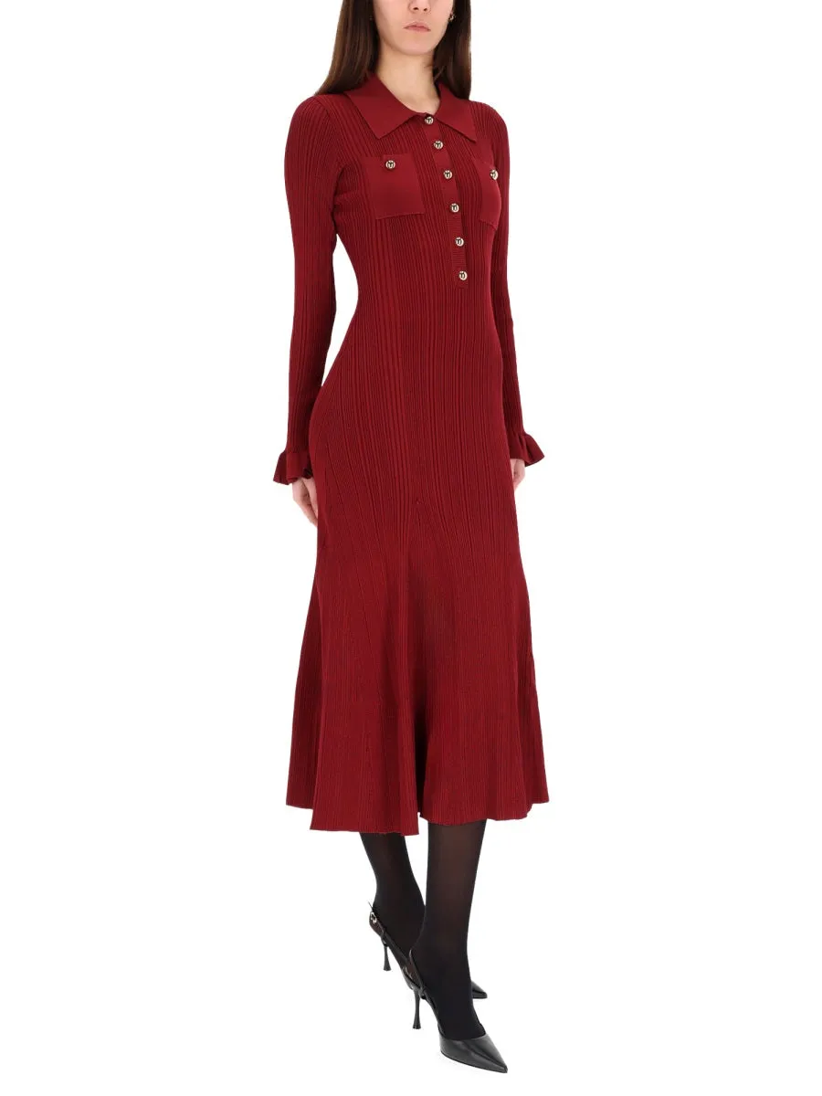 Midi Dress With Collar sold by Wanan Luxury product image thumbnail 2