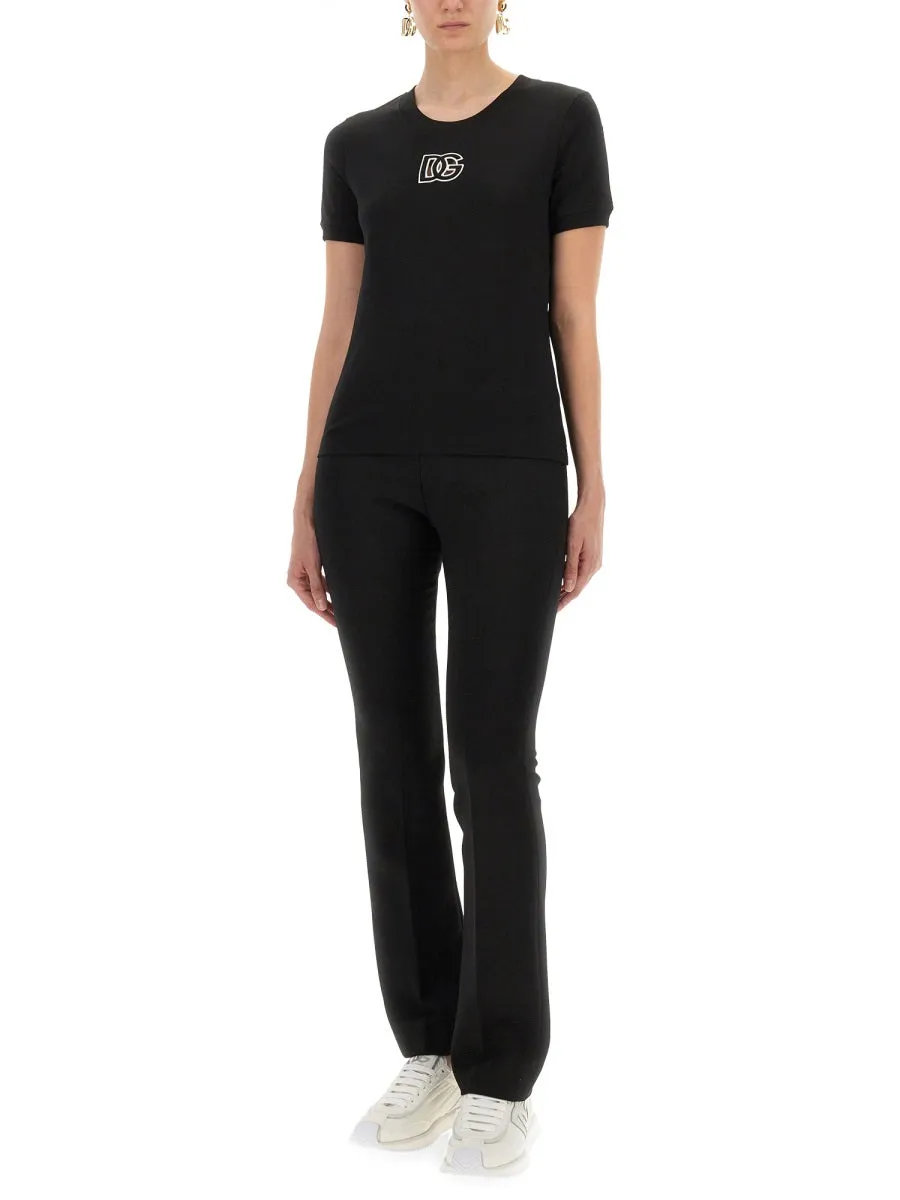 Jersey T-Shirt With Dg Logo Embroidery sold by Wanan Luxury product image thumbnail 2