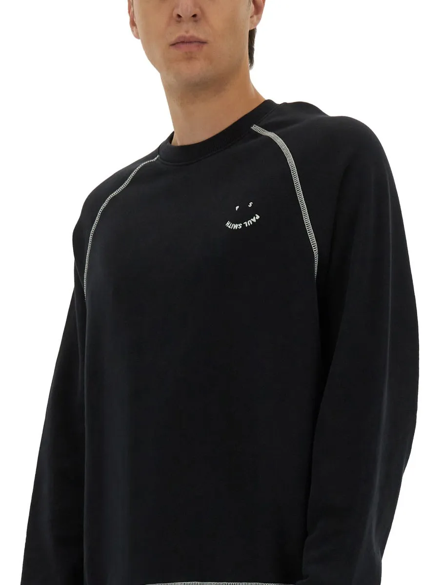 Sweatshirt With Embroidery Ps Happy sold by Wanan Luxury product image thumbnail 4
