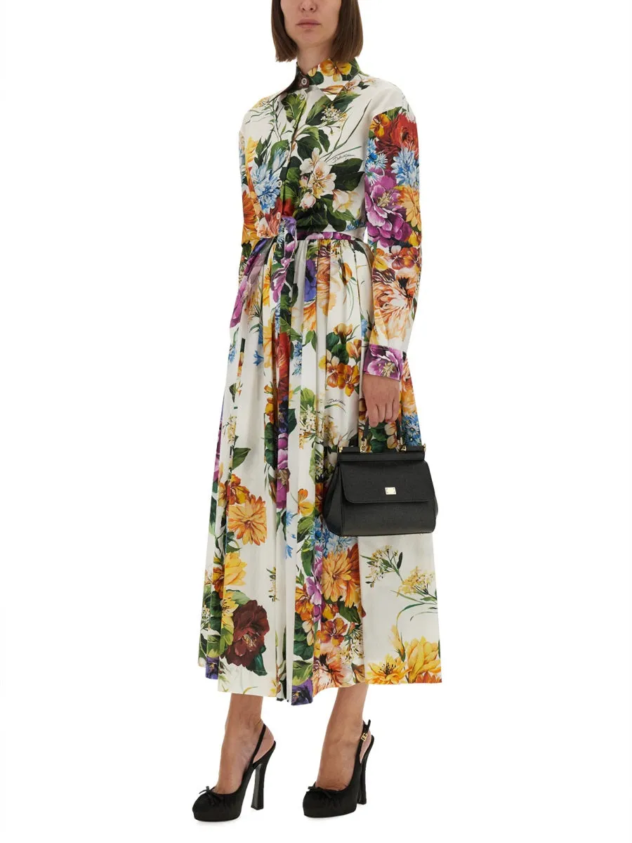 Flower Bouquet Print Poplin Shirt sold by Wanan Luxury product image thumbnail 2