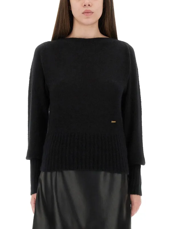 Boat-Neck Sweater sold by Wanan Luxury