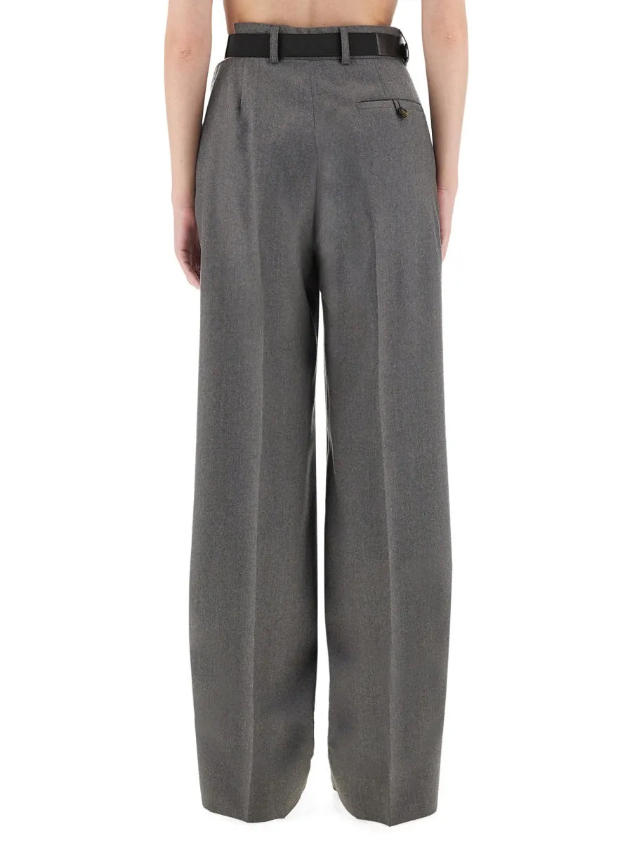 Flannel Pants With Belt sold by Wanan Luxury product image thumbnail 4