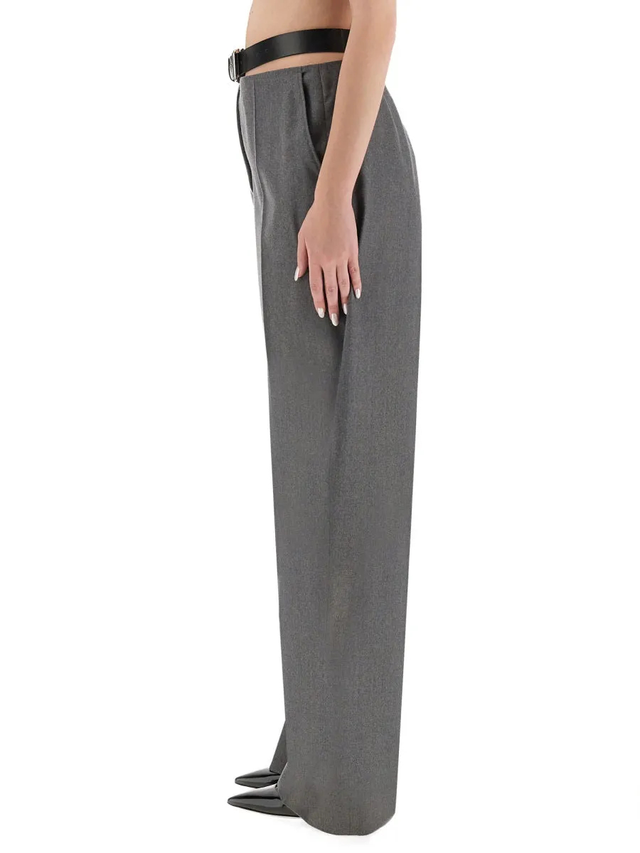 Flannel Pants With Belt sold by Wanan Luxury product image thumbnail 3