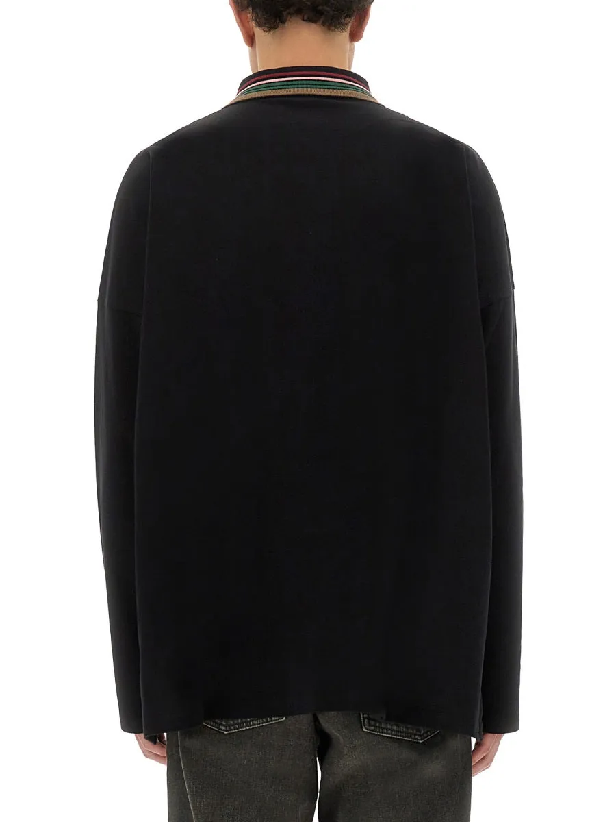 Long-Sleeved Polo Shirt sold by Wanan Luxury product image thumbnail 3