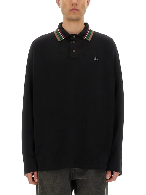 Long-Sleeved Polo Shirt sold by Wanan Luxury