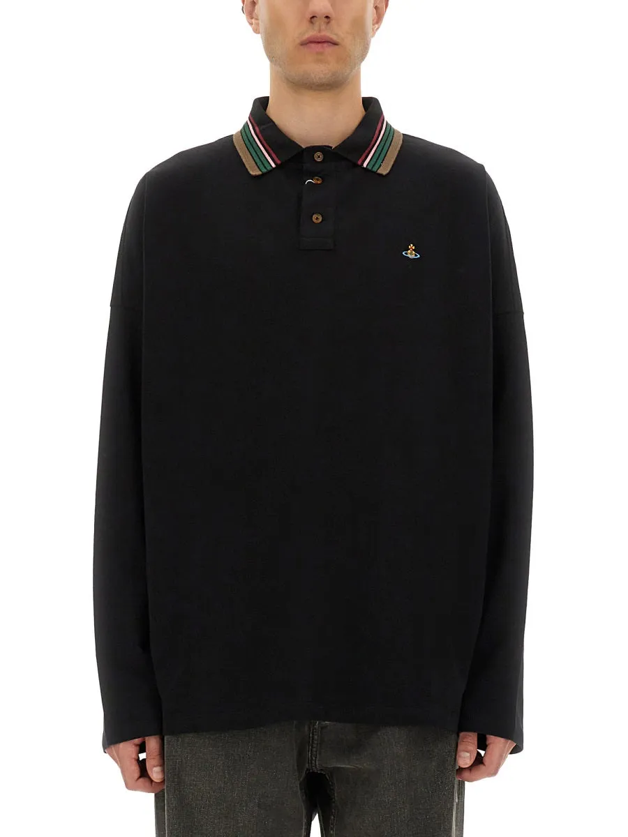 Long-Sleeved Polo Shirt sold by Wanan Luxury