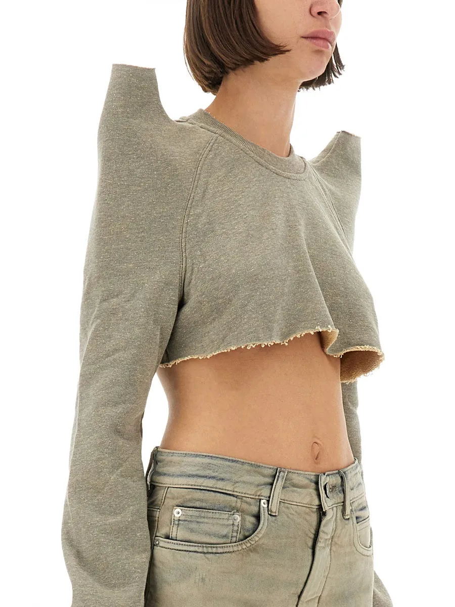 "Cropped Tecsweat" Sweatshirt sold by Wanan Luxury product image thumbnail 4