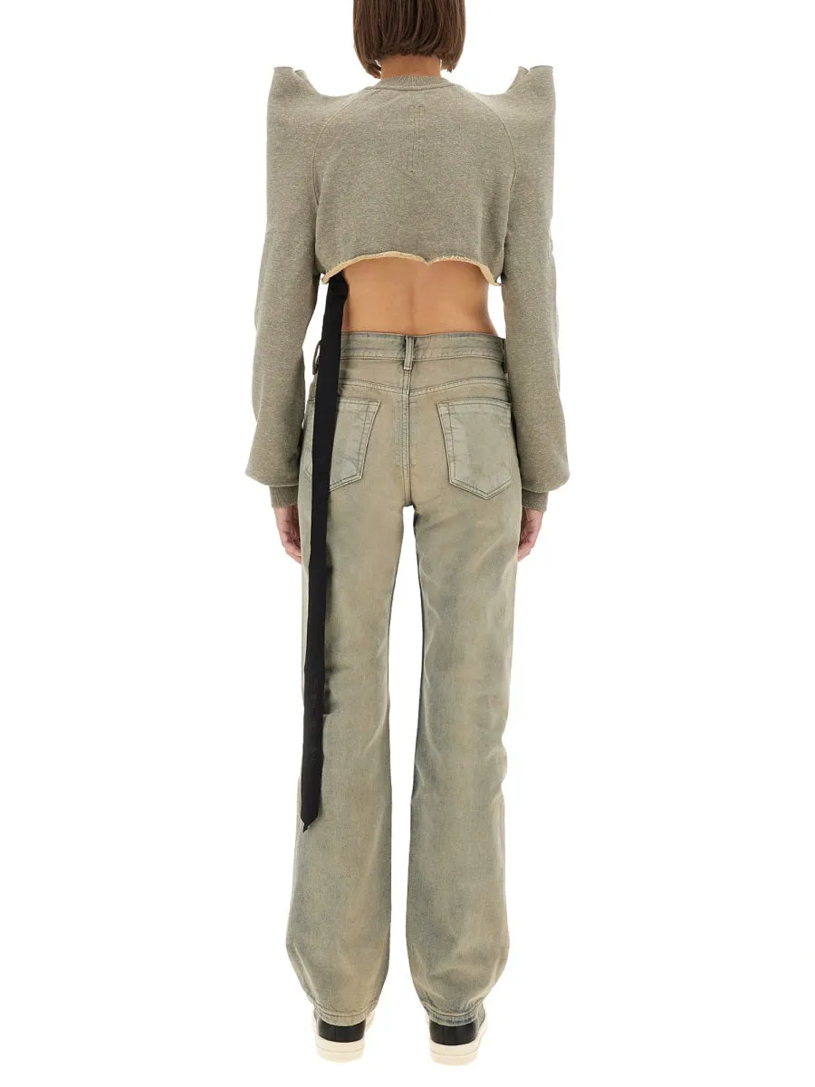 "Cropped Tecsweat" Sweatshirt sold by Wanan Luxury product image thumbnail 3