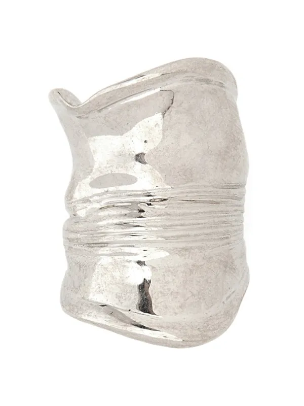 "The Crushed Can" Ring sold by Wanan Luxury