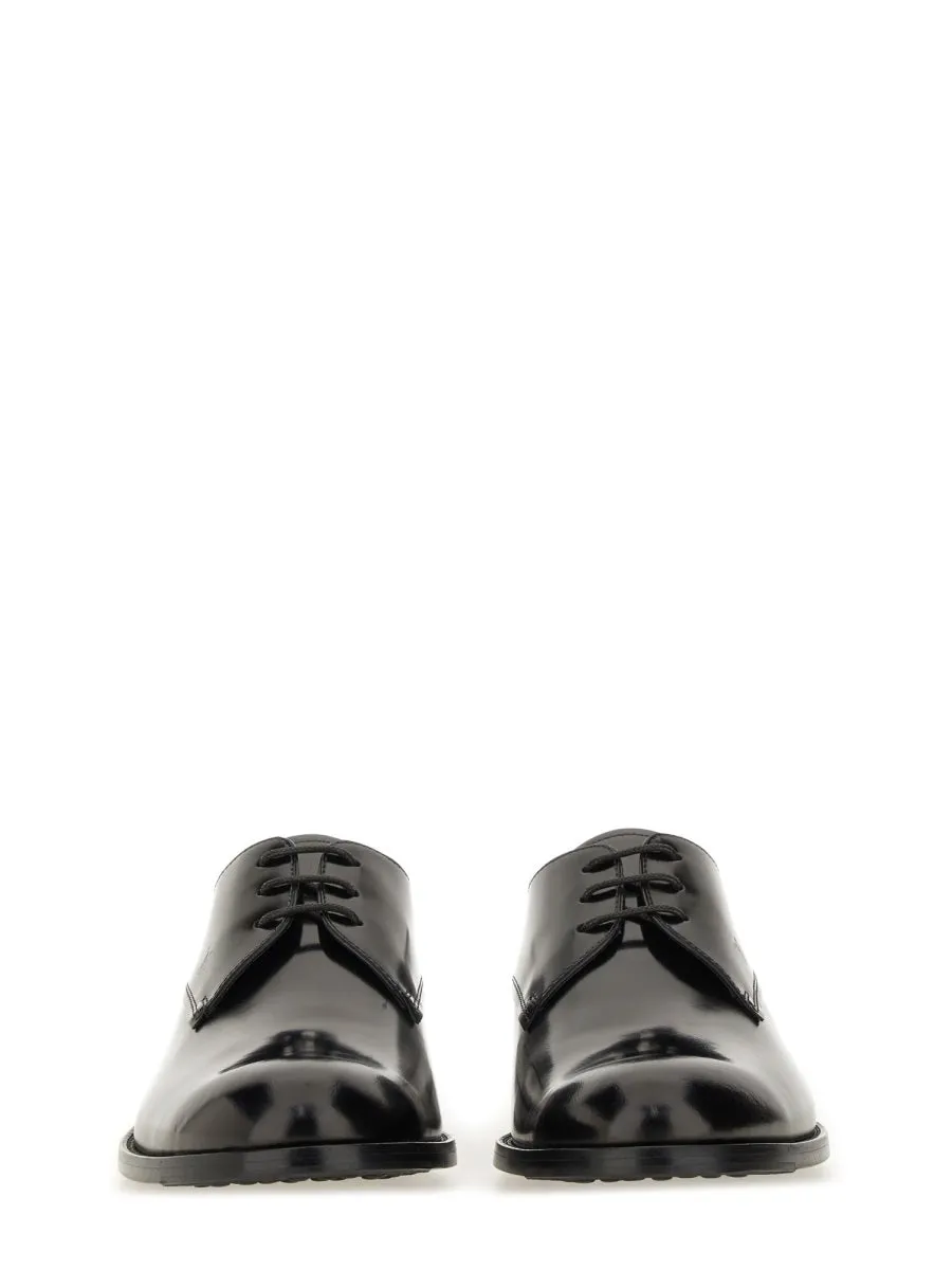 Leather Lace-Up Derby Shoe sold by Wanan Luxury product image thumbnail 4