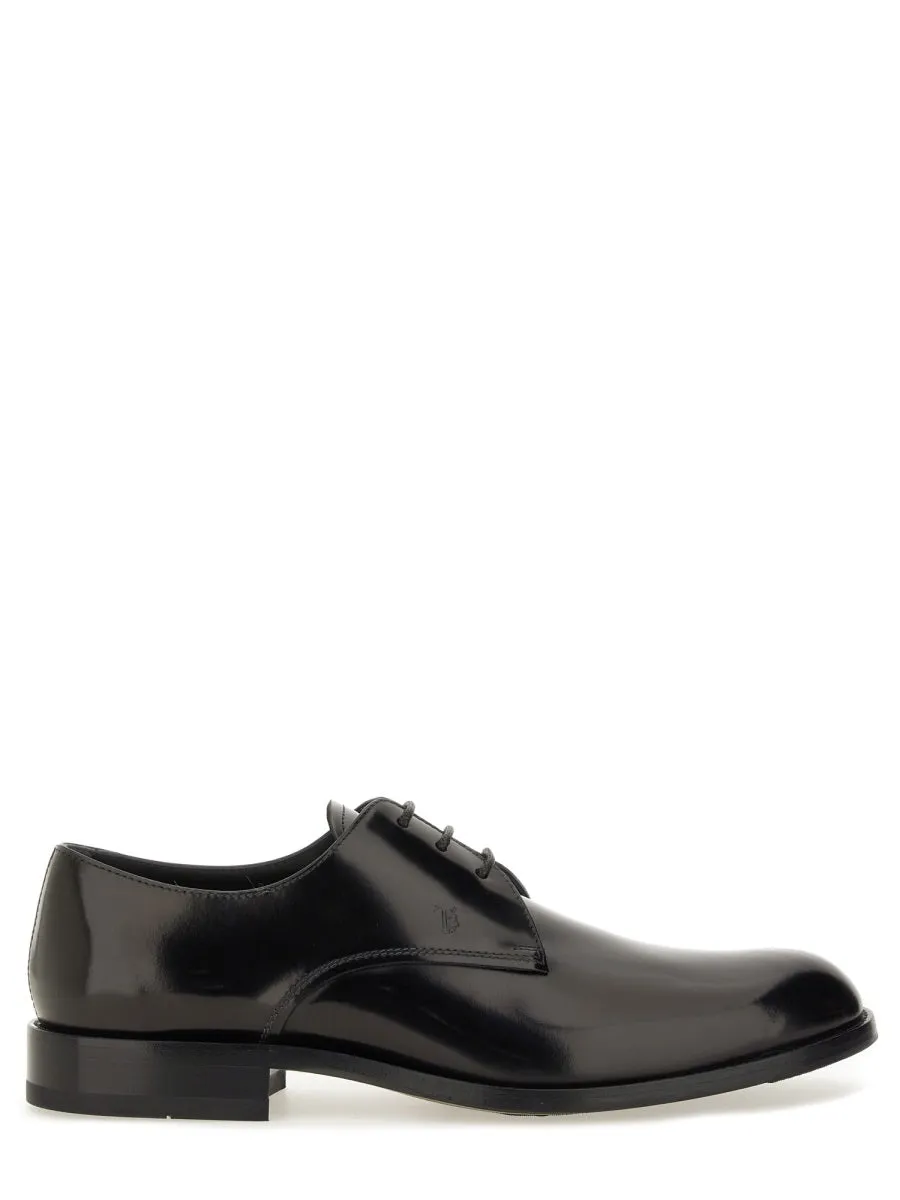 Leather Lace-Up Derby Shoe sold by Wanan Luxury