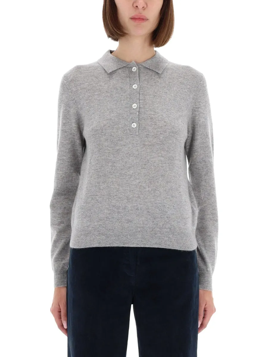 Cashmere Polo Shirt sold by Wanan Luxury